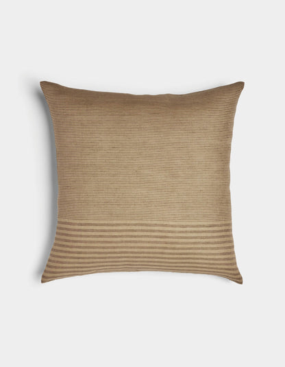 Cozy Earth Striped Linen Throw Pillow