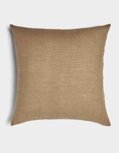 Cozy Earth Striped Linen Throw Pillow