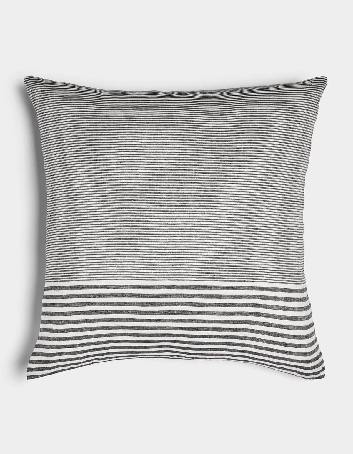 Cozy Earth Striped Linen Throw Pillow