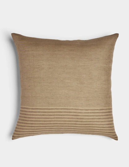 Cozy Earth Striped Linen Throw Pillow