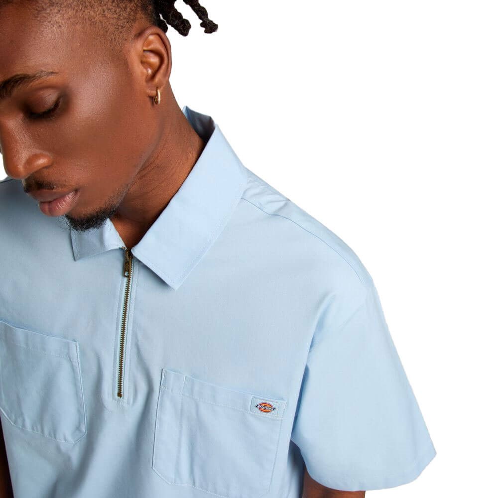 Size M Dickies Polo Shirt 'Blue'
