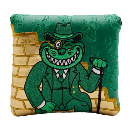 Bettinardi Gangster Cat Throne of Gold Mallet Putter Headcover