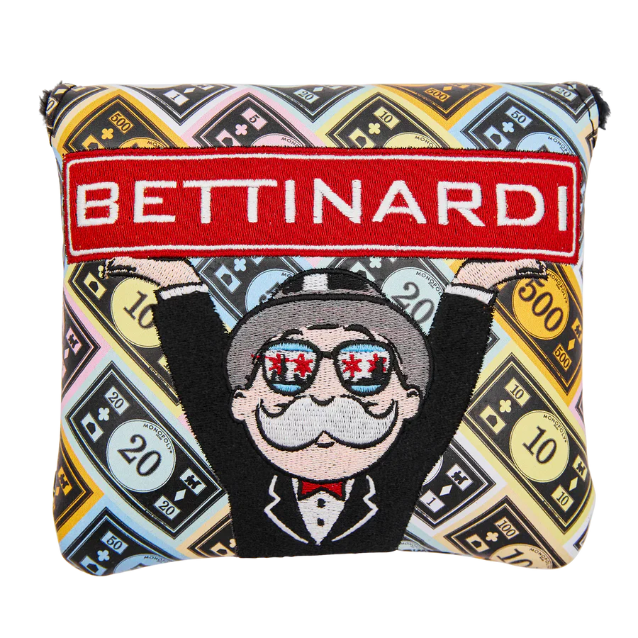 Bettinardi x Monopoly Chi Town Mr. Monopoly Mallet Putter Headcover