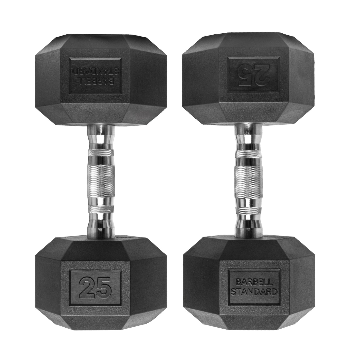 Barbell Standard - Rubber Hex Dumbbells - Mann