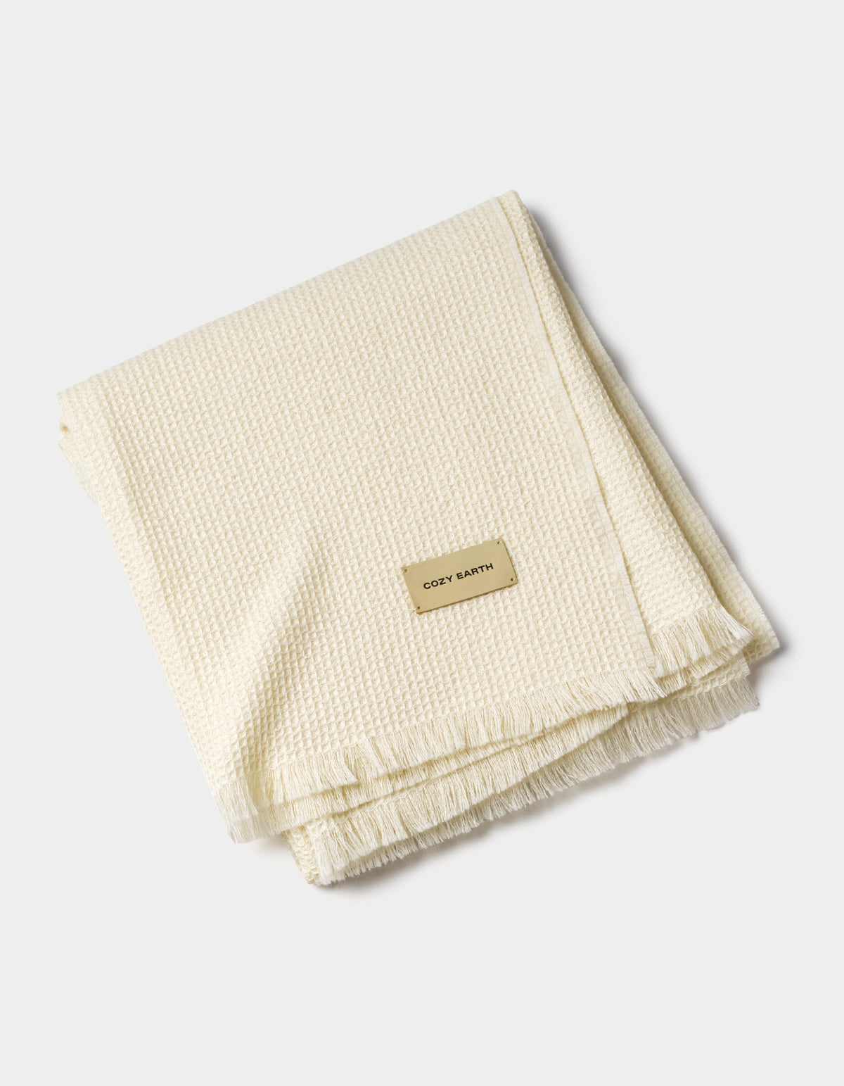 Cozy Earth Alpaca Waffle Throw