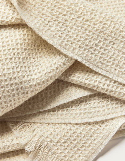 Cozy Earth Alpaca Waffle Throw