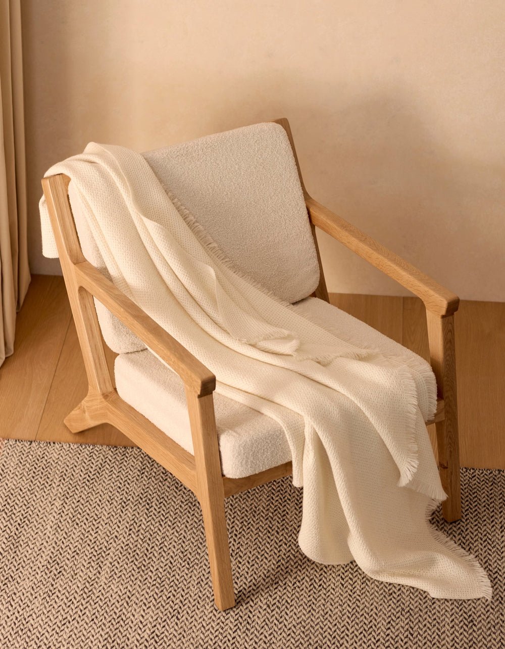 Cozy Earth Alpaca Waffle Throw