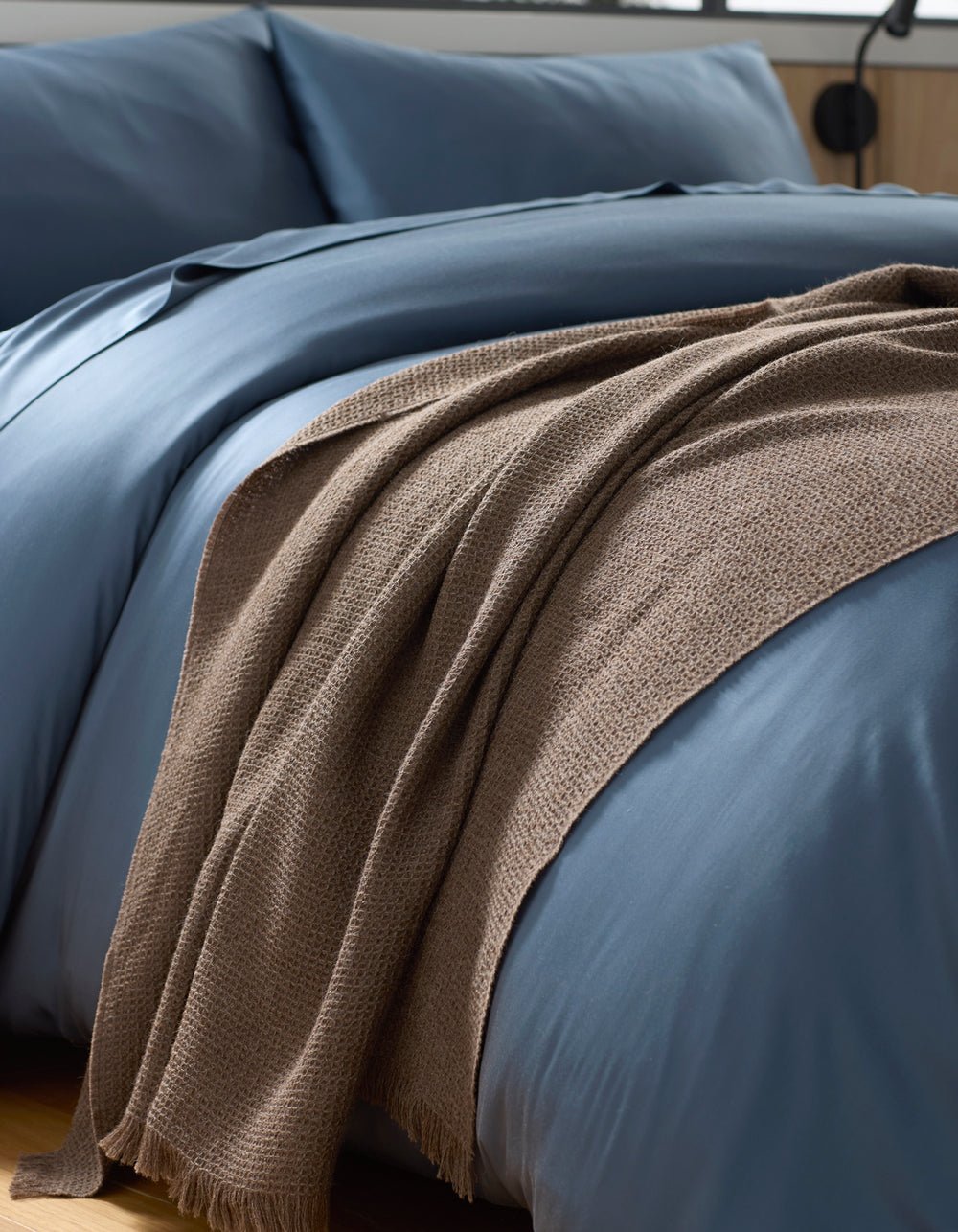 Cozy Earth Alpaca Waffle Throw