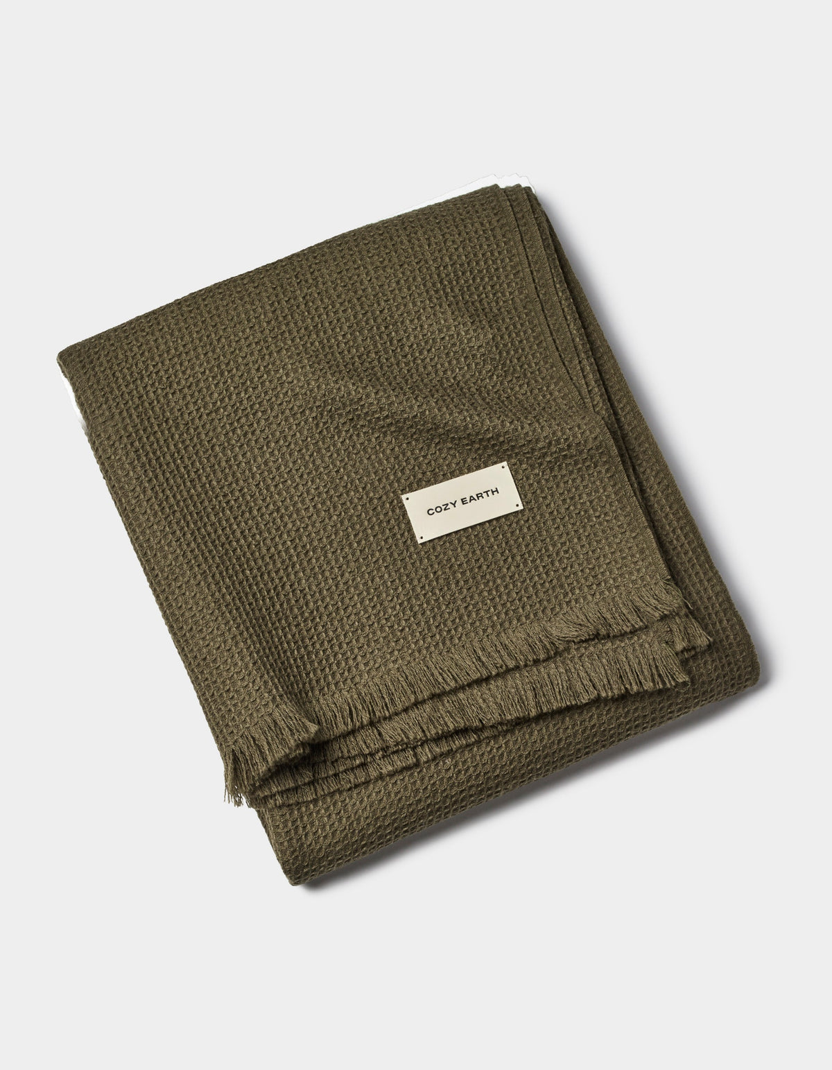 Cozy Earth Alpaca Waffle Throw