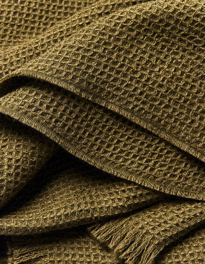 Cozy Earth Alpaca Waffle Throw