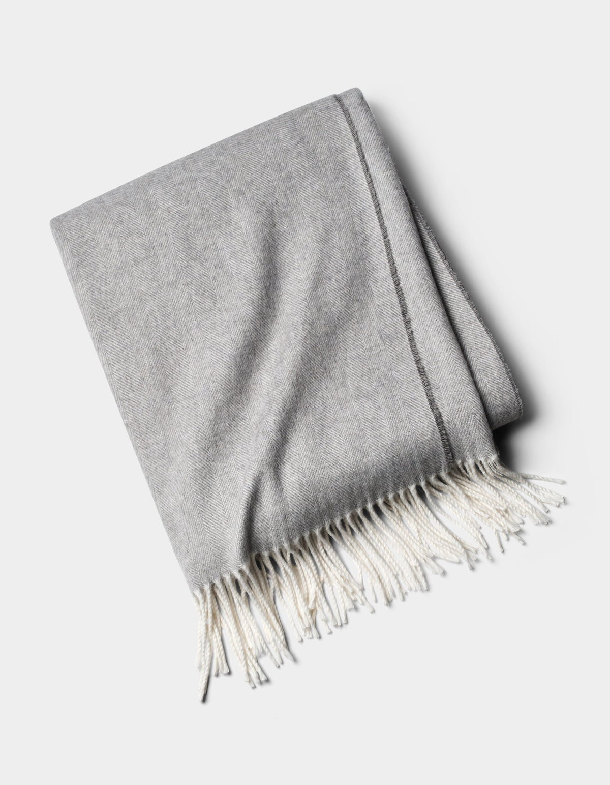 Cozy Earth Bamboo Herringbone Tassel Throw