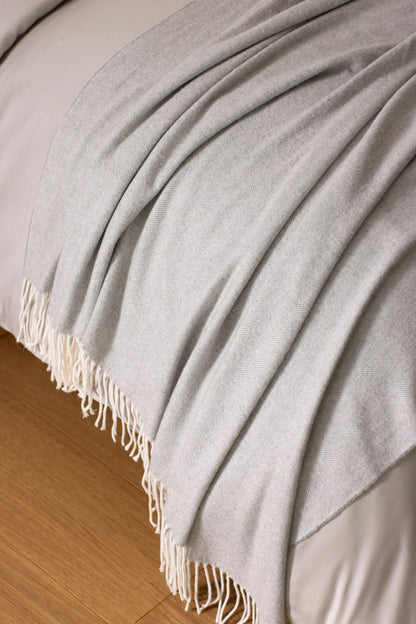 Cozy Earth Bamboo Herringbone Tassel Throw