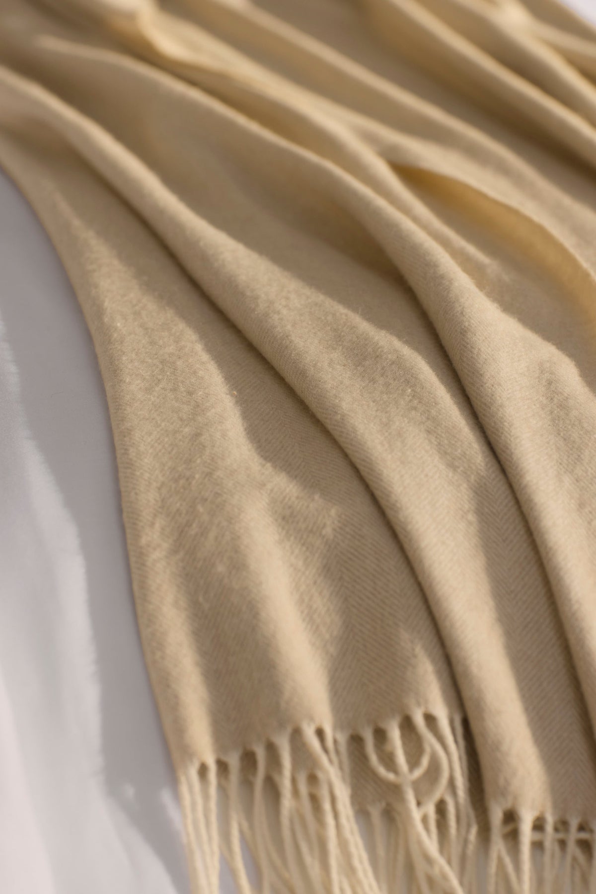 Cozy Earth Bamboo Herringbone Tassel Throw