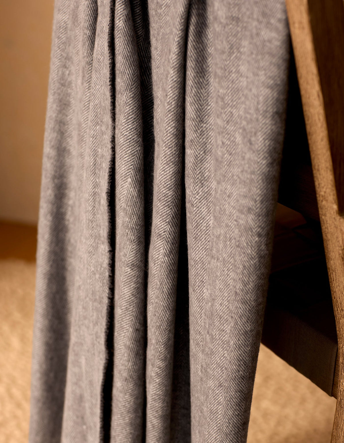 Cozy Earth Bamboo Herringbone Tassel Throw