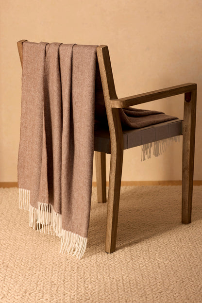 Cozy Earth Bamboo Herringbone Tassel Throw