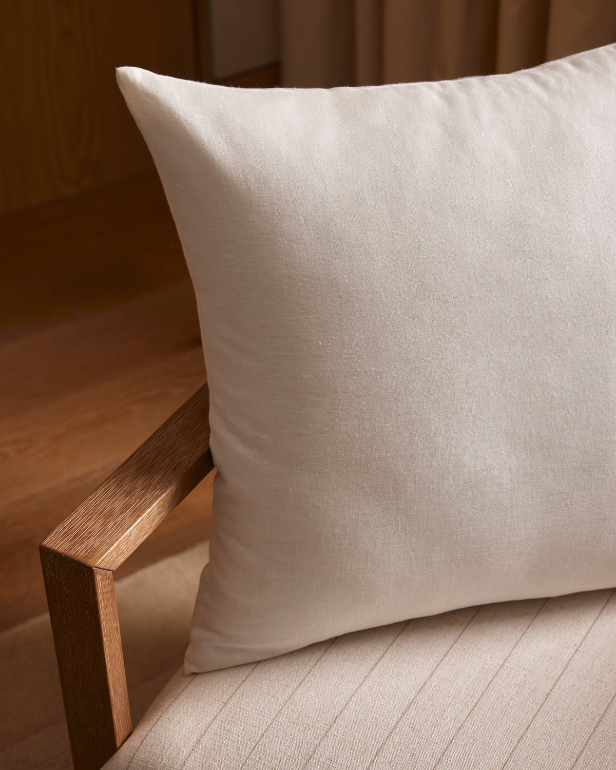Cozy Earth Linen Throw Pillow