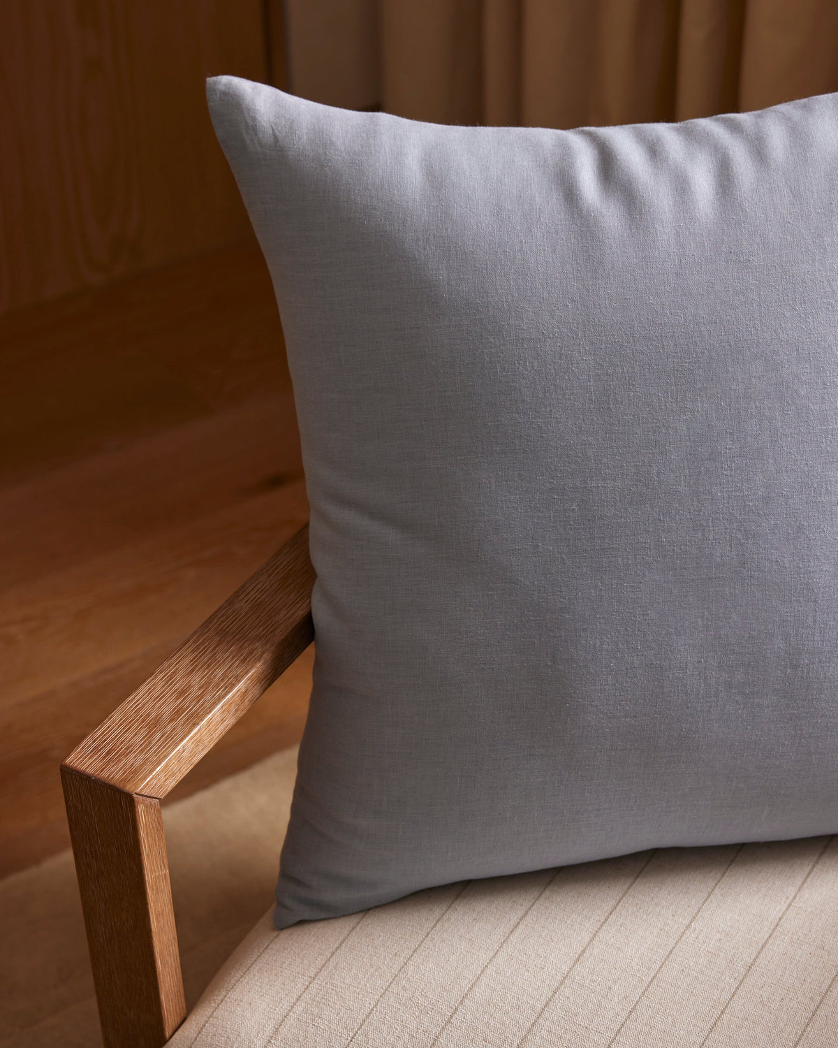 Cozy Earth Linen Throw Pillow