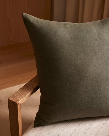 Cozy Earth Linen Throw Pillow