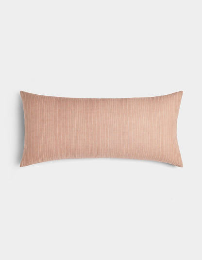 Cozy Earth Striped Linen Throw Pillow
