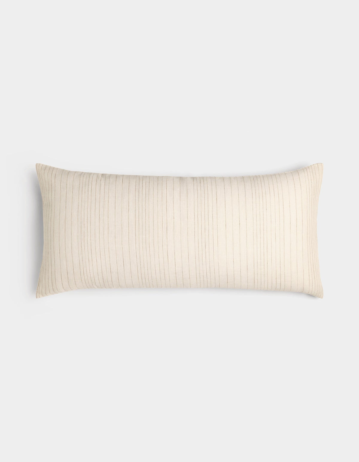 Cozy Earth Striped Linen Throw Pillow