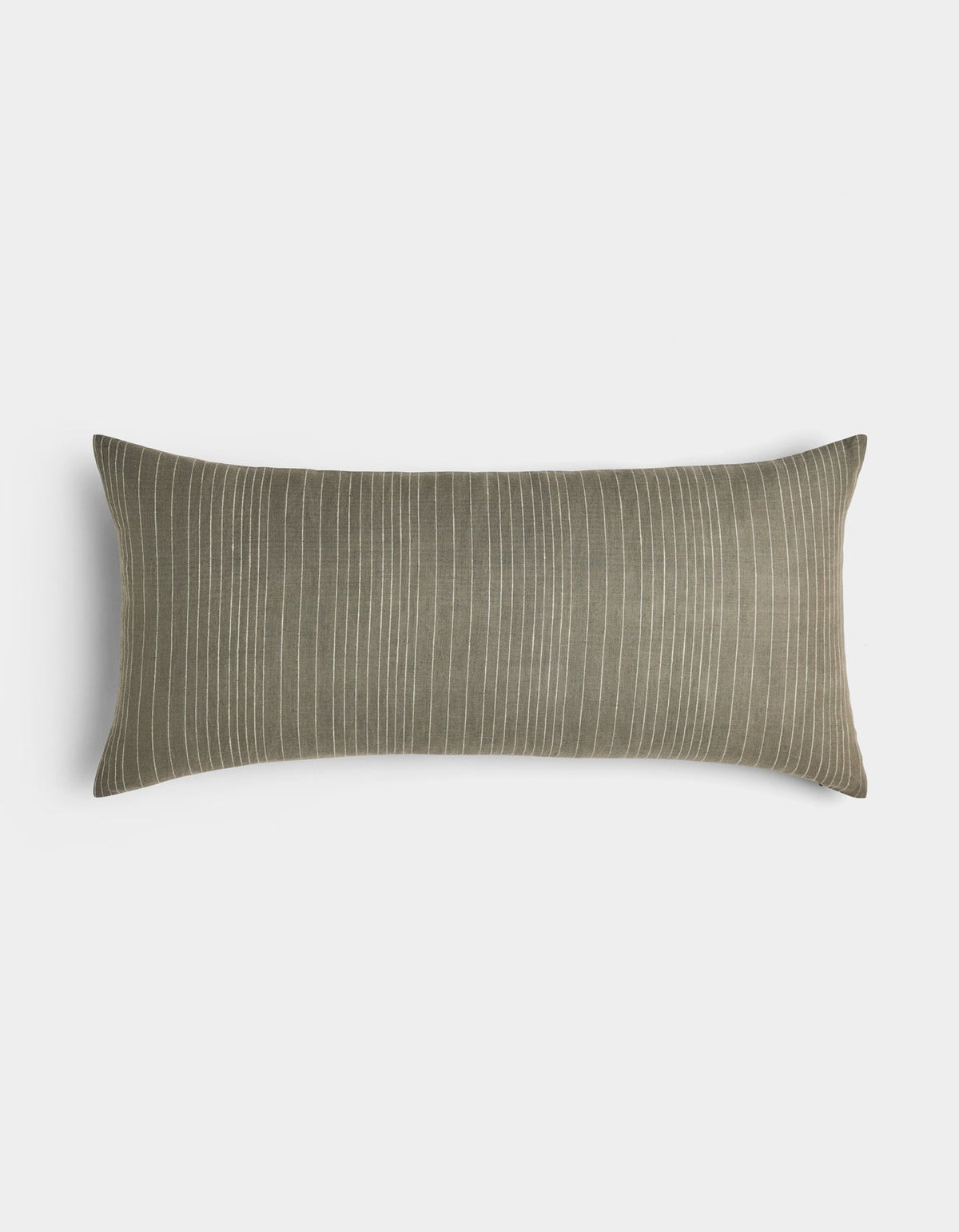 Cozy Earth Striped Linen Throw Pillow