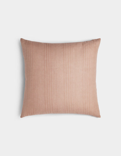 Cozy Earth Striped Linen Throw Pillow