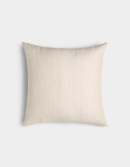 Cozy Earth Striped Linen Throw Pillow