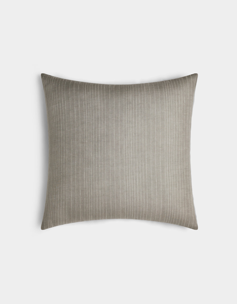 Cozy Earth Striped Linen Throw Pillow