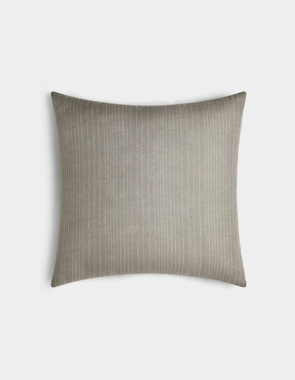 Cozy Earth Striped Linen Throw Pillow