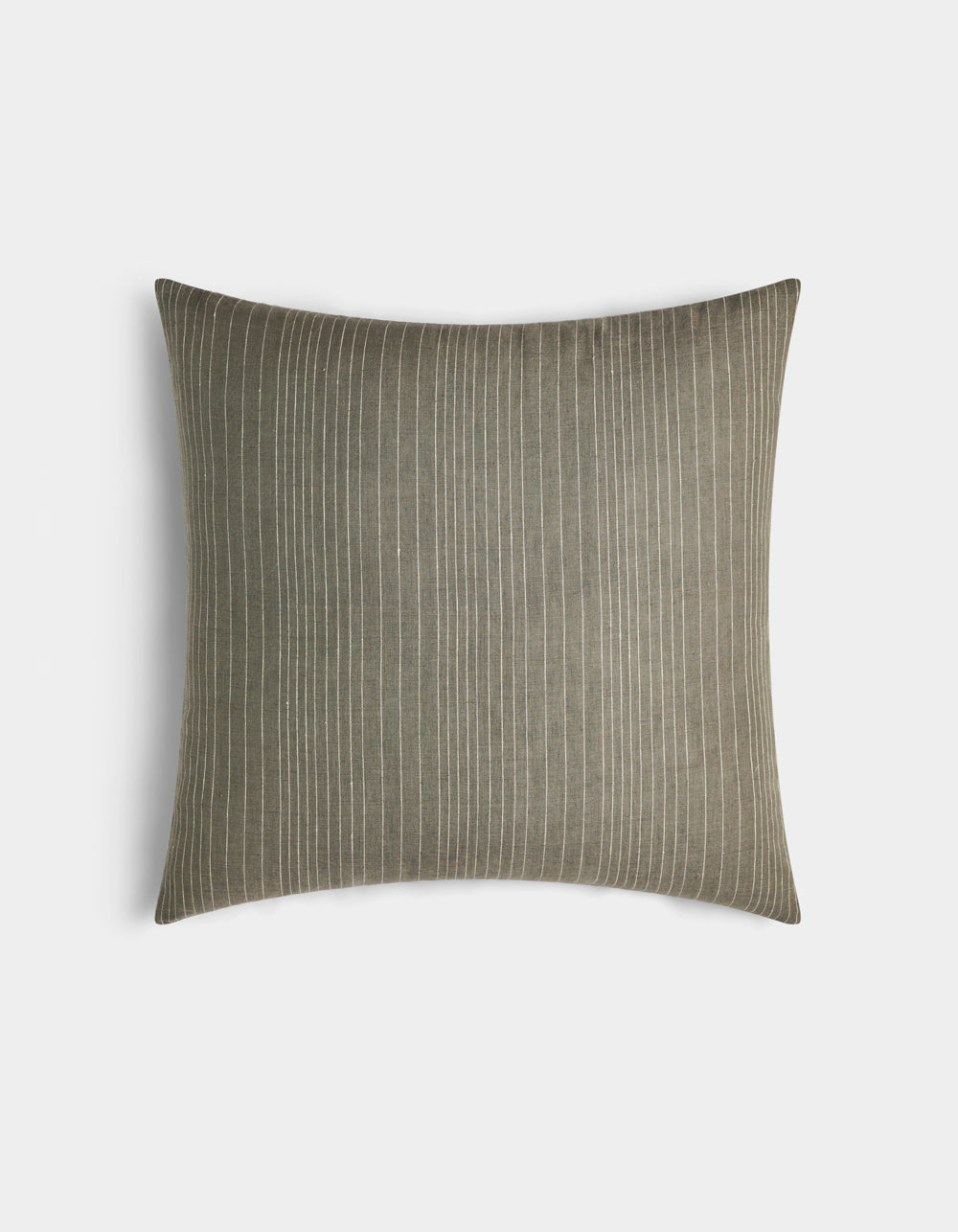 Cozy Earth Striped Linen Throw Pillow