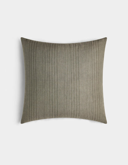 Cozy Earth Striped Linen Throw Pillow