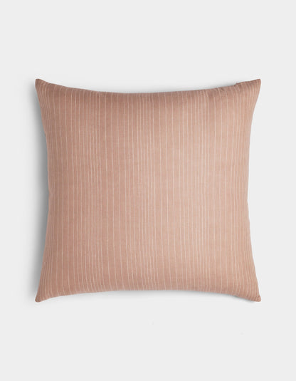 Cozy Earth Striped Linen Throw Pillow