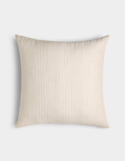 Cozy Earth Striped Linen Throw Pillow