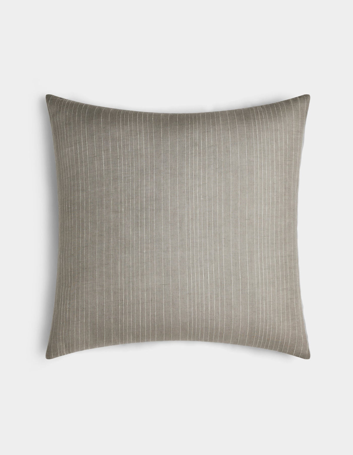 Cozy Earth Striped Linen Throw Pillow