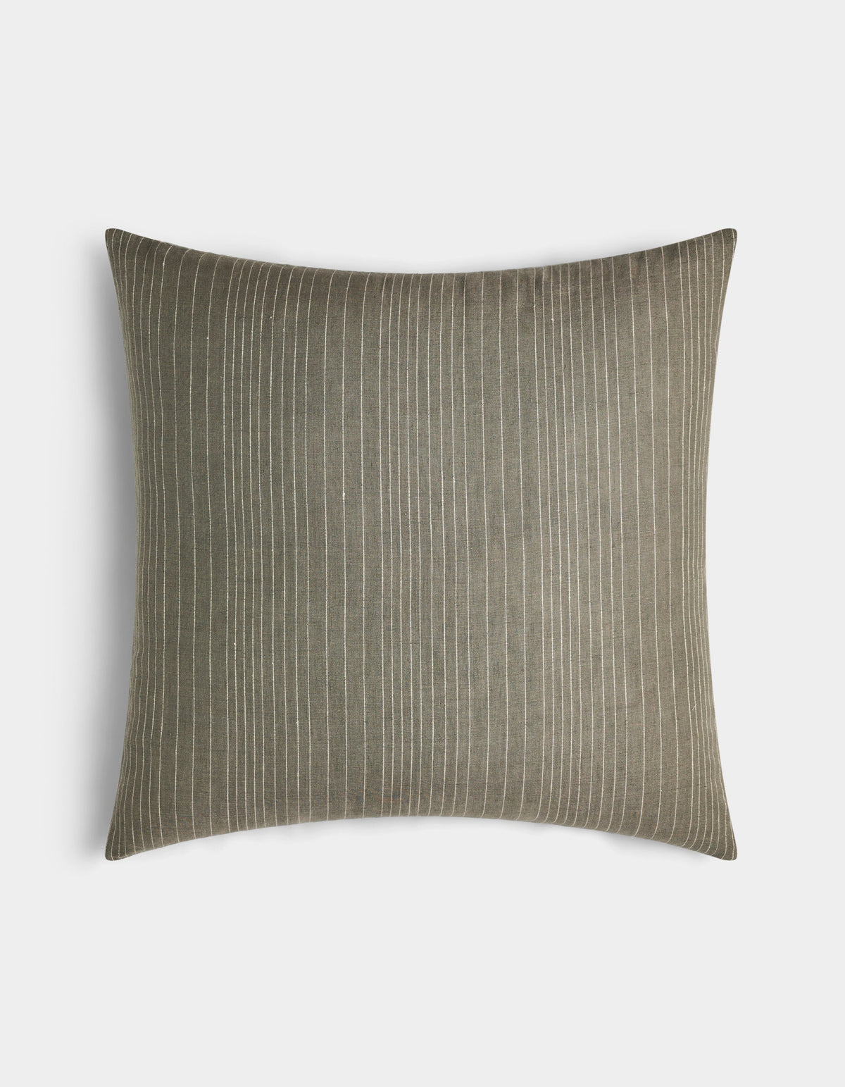 Cozy Earth Striped Linen Throw Pillow