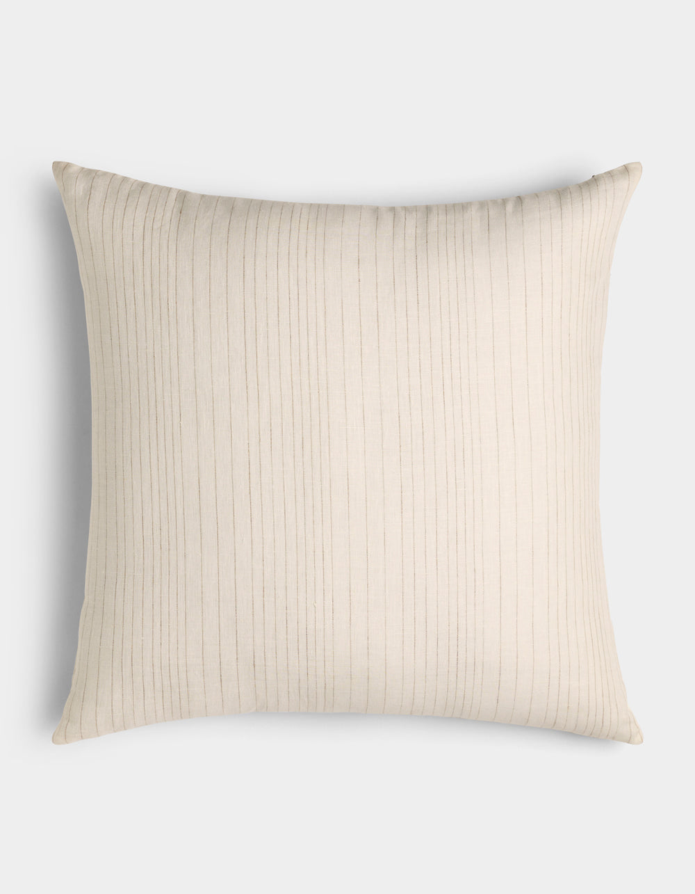 Cozy Earth Striped Linen Throw Pillow