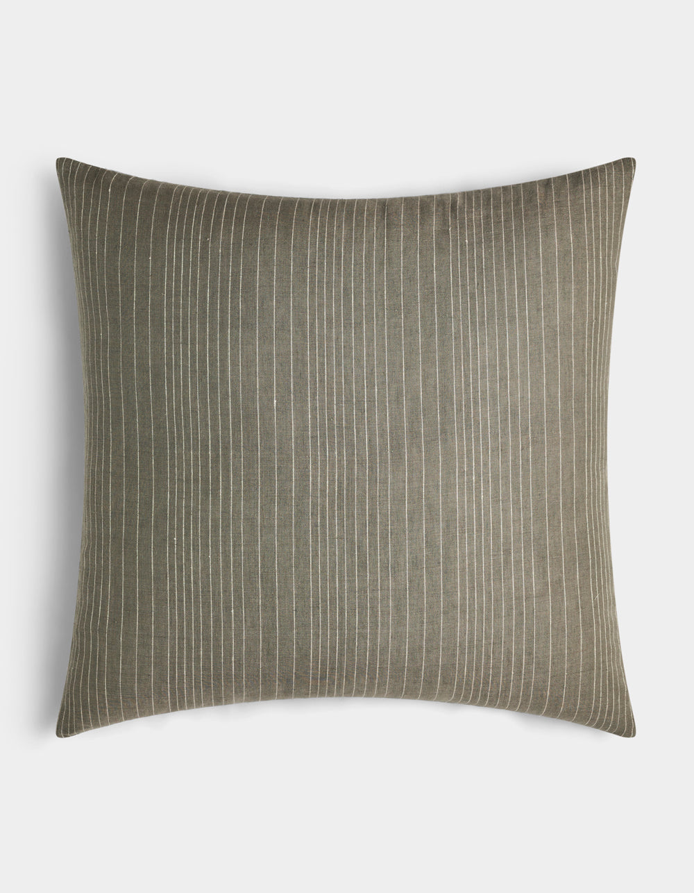 Cozy Earth Striped Linen Throw Pillow