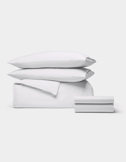Cozy Earth Soft-Wash Cotton Bedding Deluxe Bundle - Silk