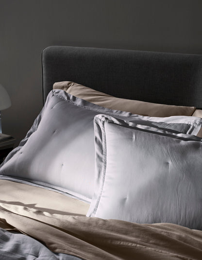 Cozy Earth Soft-Wash Cotton Quilted Shams