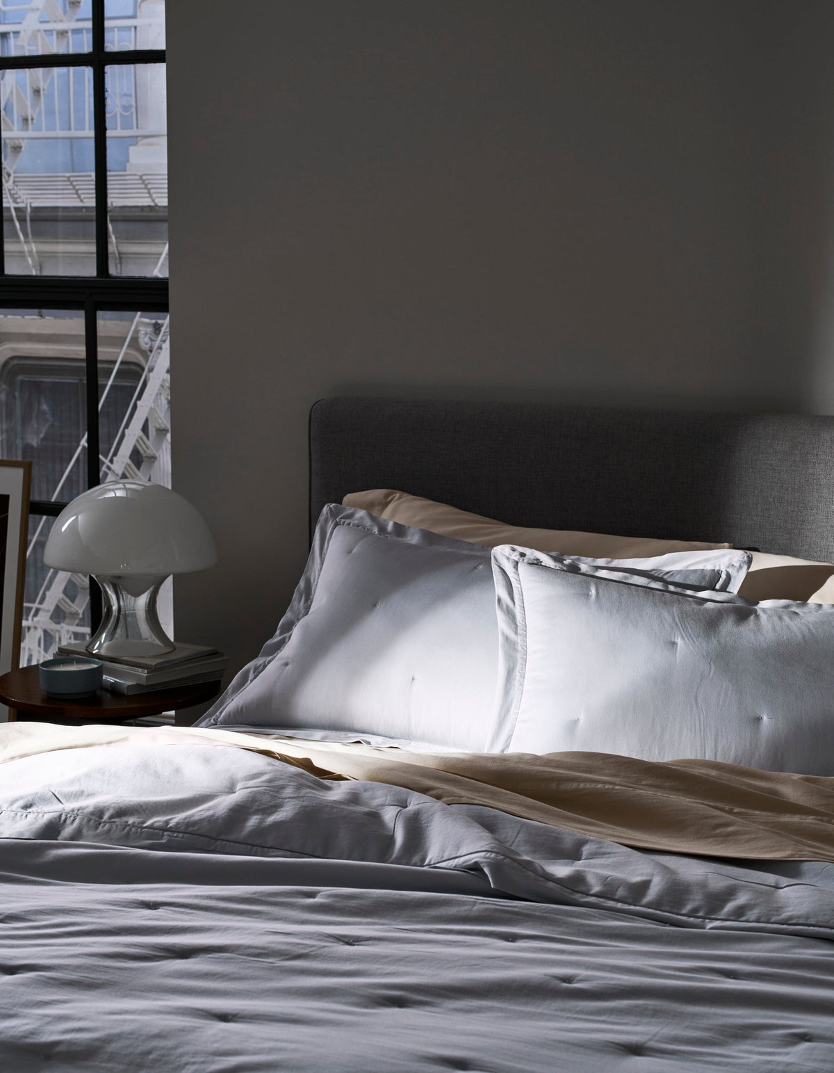Cozy Earth Soft-Wash Cotton Quilted Shams
