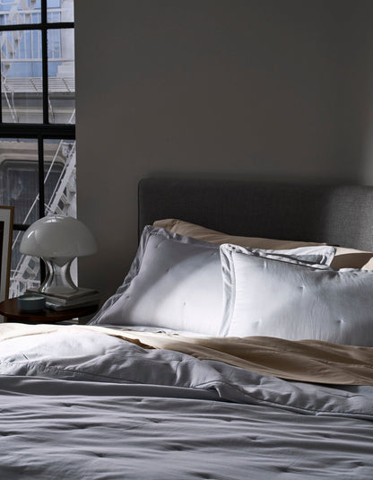 Cozy Earth Soft-Wash Cotton Quilted Shams