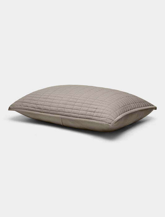 Cozy Earth Bamboo Jersey Quilted Shams
