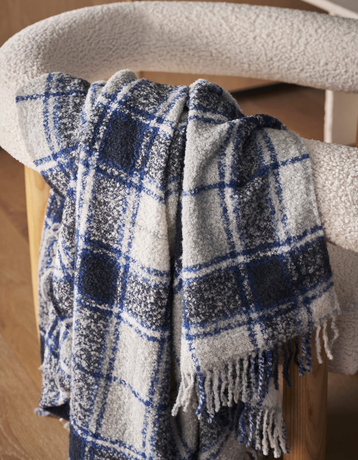 Cozy Earth Alpaca Boucle Throw