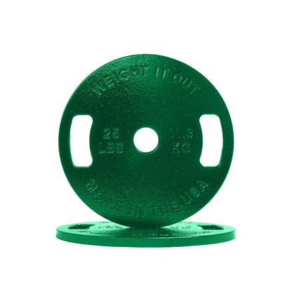 Weight It Out - Cast Iron Machined Weight Plate Pairs