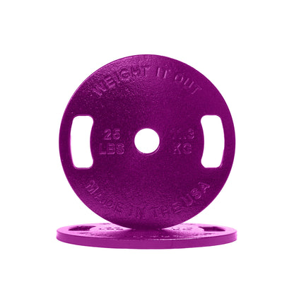 Weight It Out - Cast Iron Machined Weight Plate Pairs