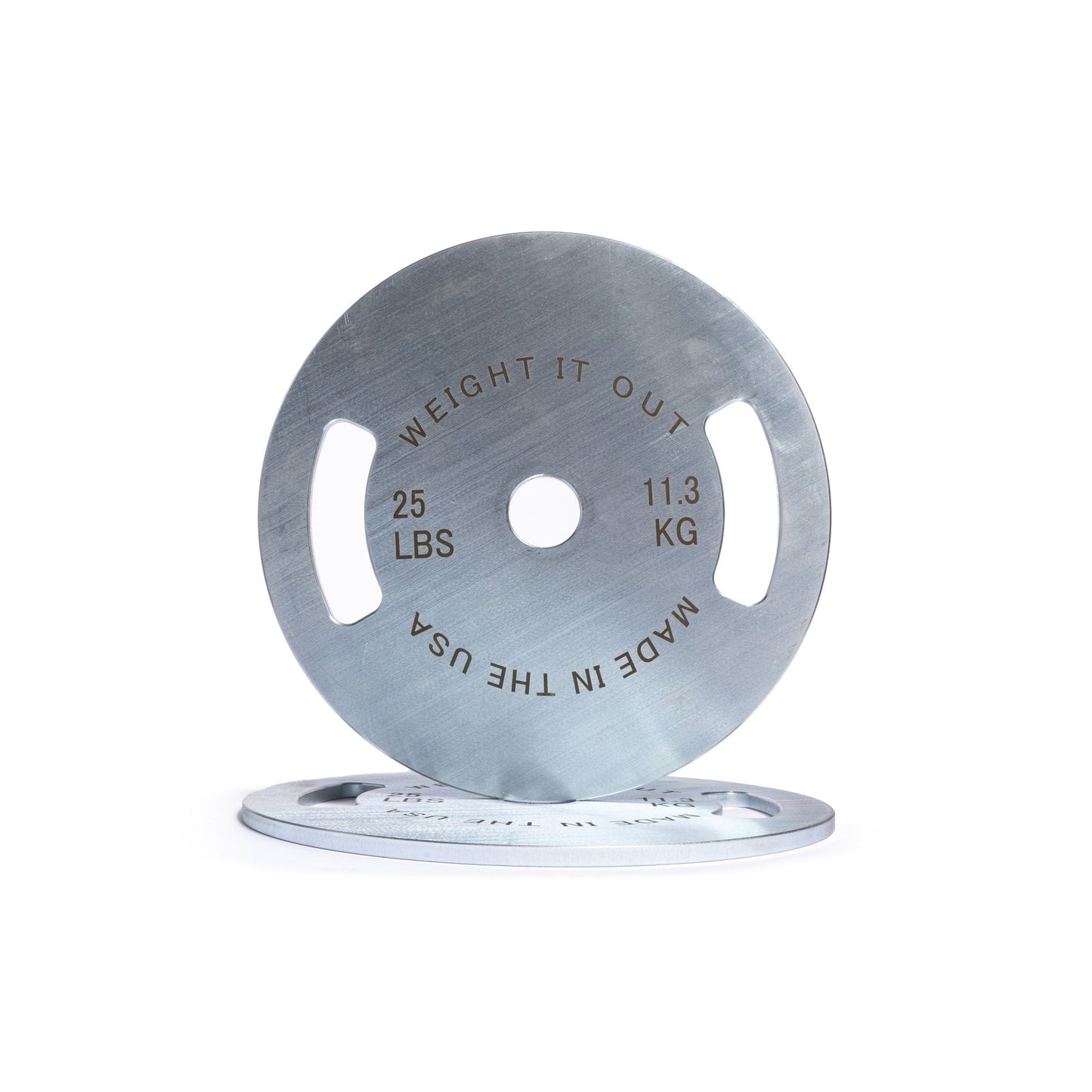 Pre-Order: Weight It Out - Custom Engraved Solid Steel Calibrated Weight Plate Pairs