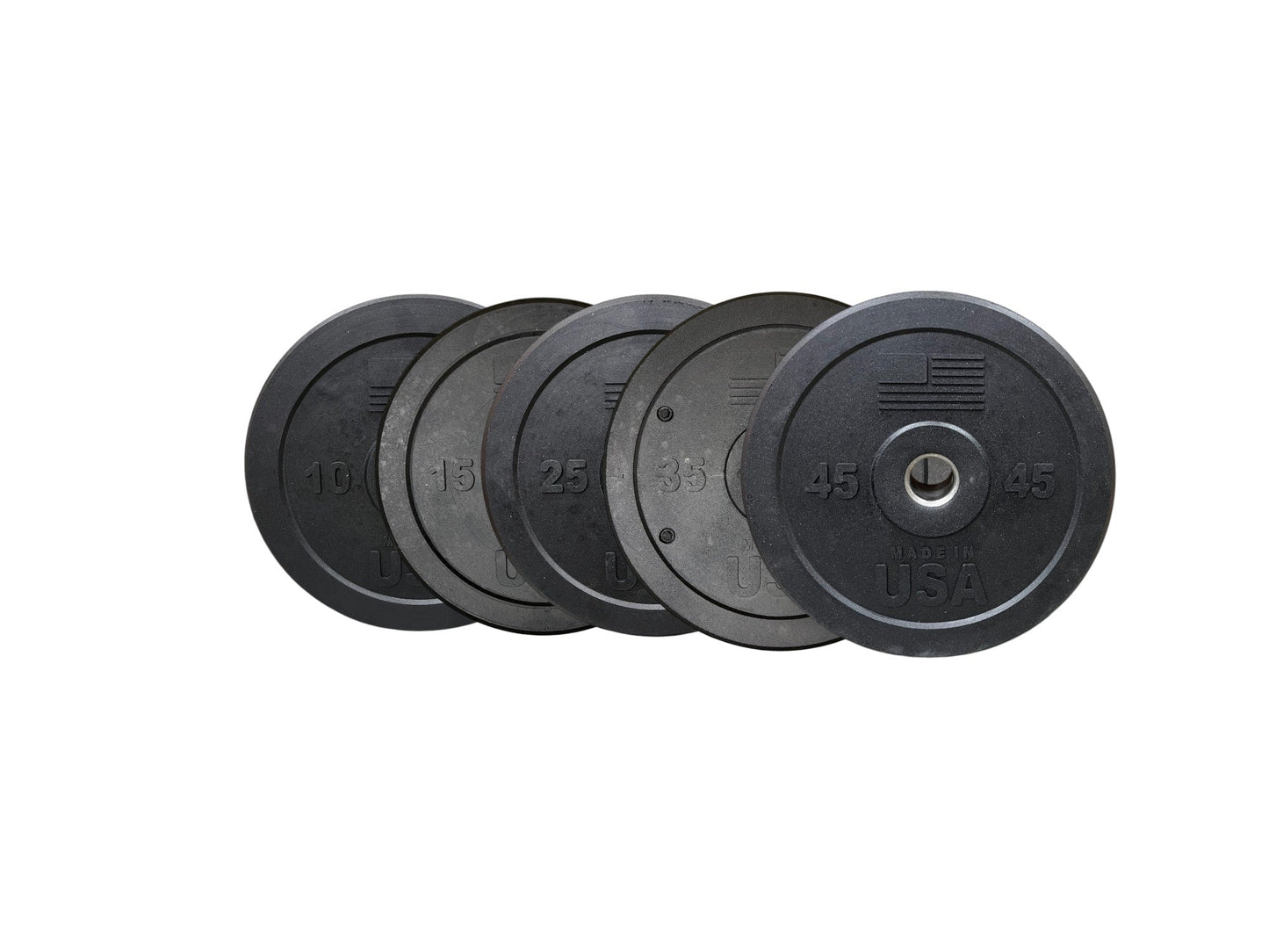 HomeGrown Lifting USA Bumper Plate Set