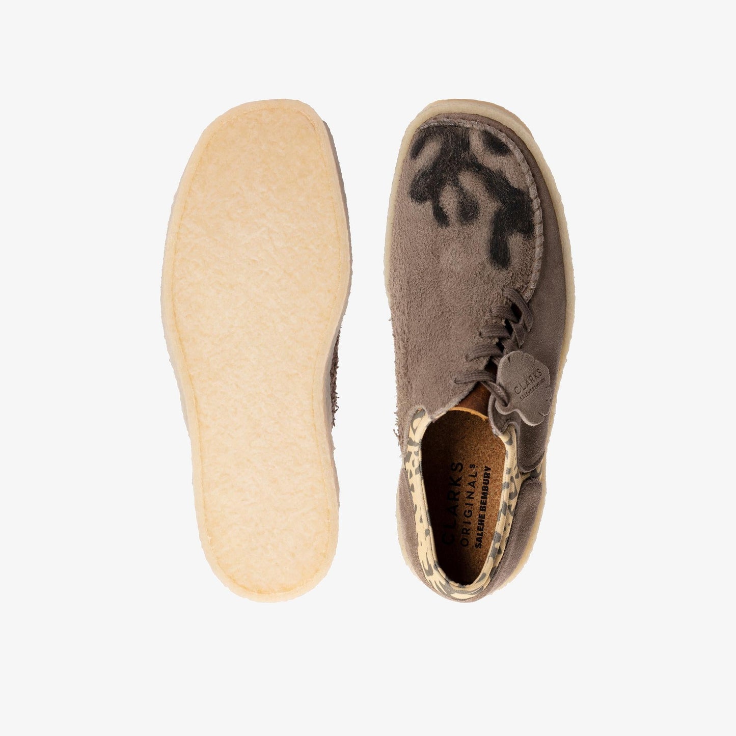 Size 8/8.5M Salehe Bembury x Clarks Mud Moss Lugger Cupsole 'Lichen Grey'