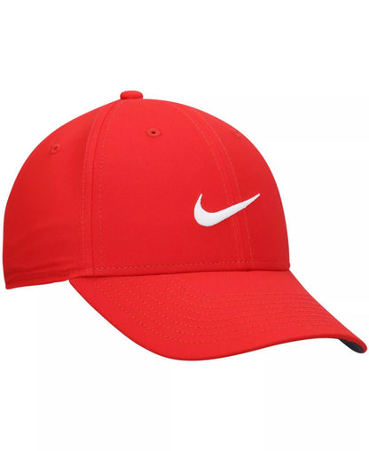 Nike Golf Red Legacy91 Tech Logo Performance Adjustable Hat