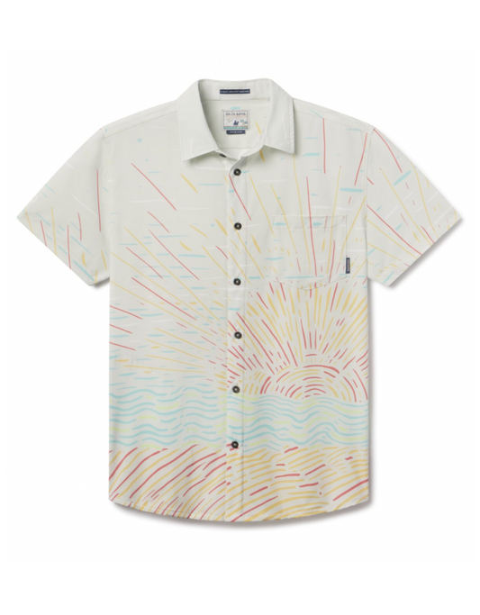 Baja Llama Sunburst Cream - Vagabond Button Up